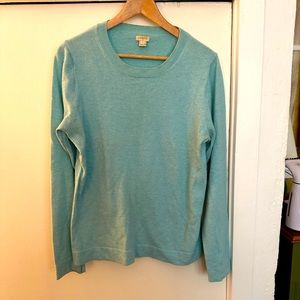Blue wool blend J. Crew sweater